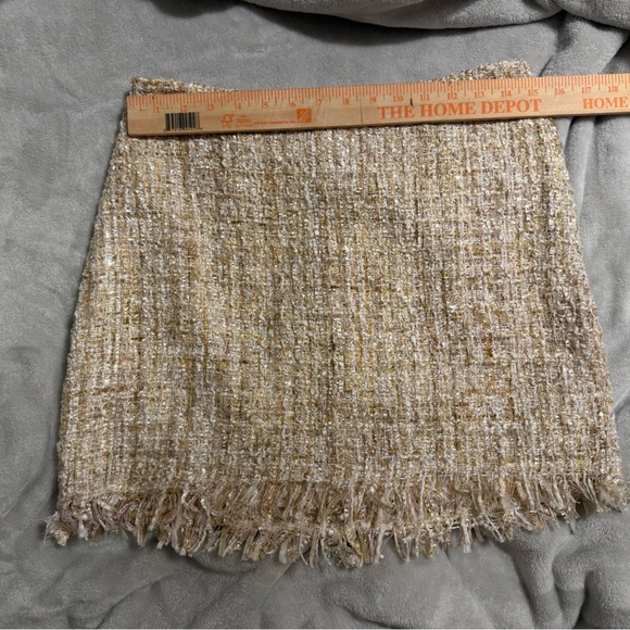 SHEIN Cream Tweed Skirt - Picture 11 of 11